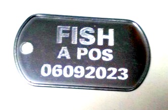 army tag engraved